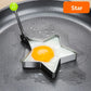 Stainless Steel 5-Style Egg Shaper: Pancake, Omelette, and Mold Rings for Frying and Cooking