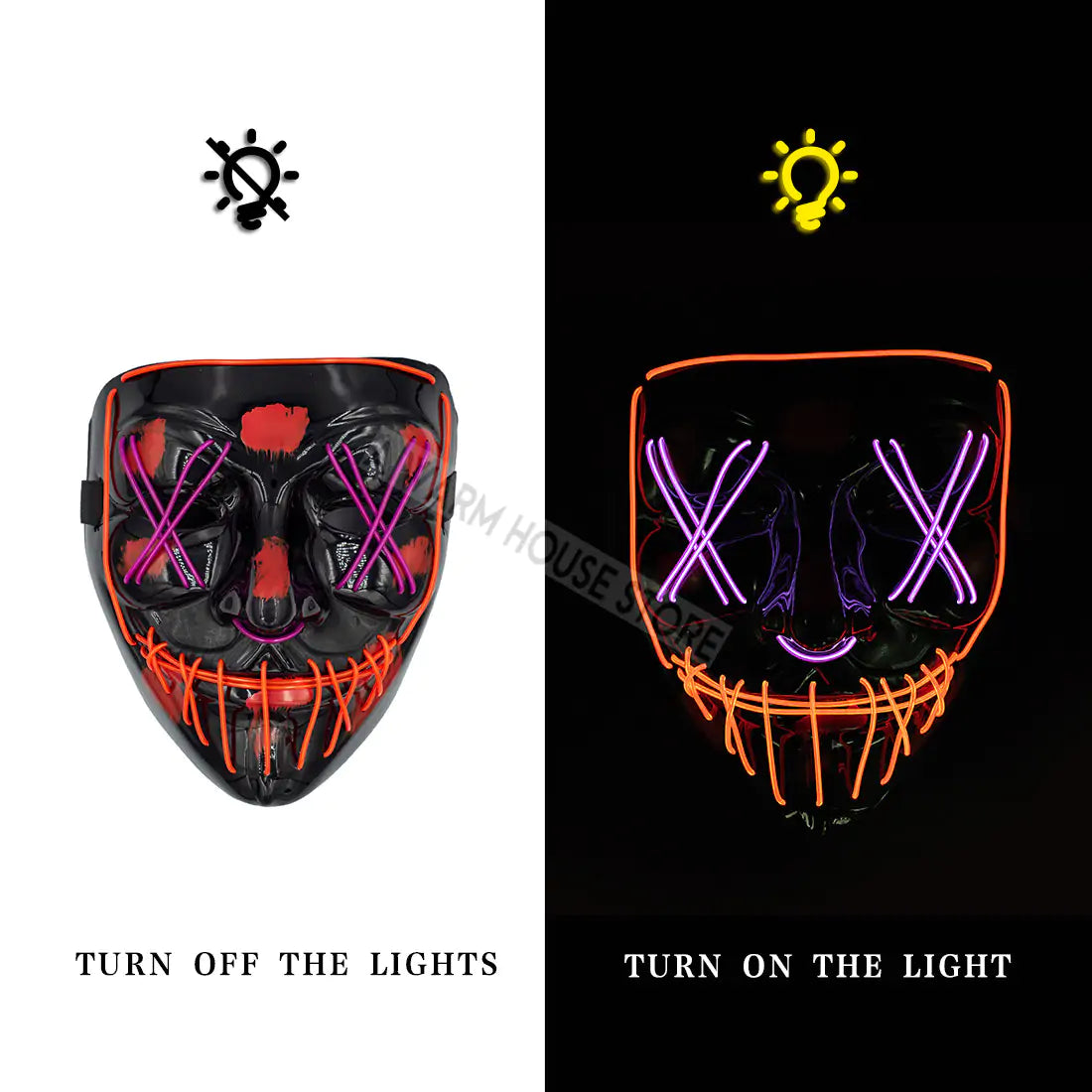 Halloween LED Mask